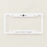 Jet-Airplane Licence Plate Frame