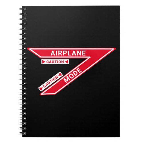 Jet Airplane Mode Notebook