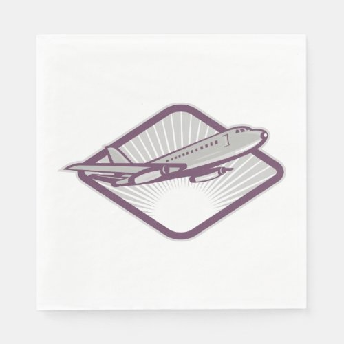 Jet Airplane Napkins