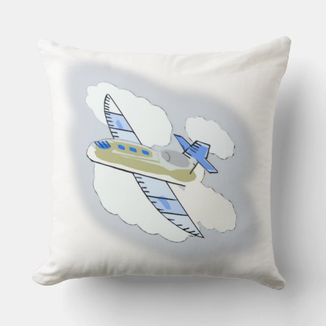 Jet Airplane Pillows (Front)