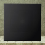 Jet Black Solid Color Ceramic Tile<br><div class="desc">Jet Black Solid Color</div>