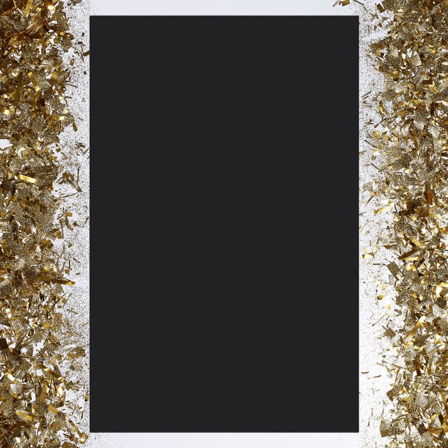 Jet Black Solid Color Flyer (Creator Uploaded)