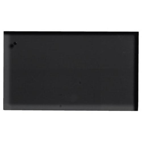 Jet Black Solid Color Place Card Holder