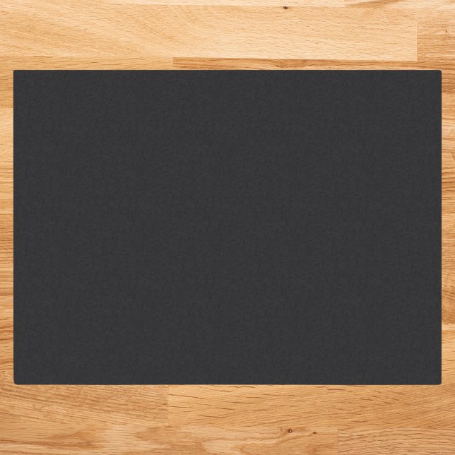 Jet Black Solid Color Tissue Paper (Creator Uploaded)