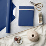 Jet Blue Solid Color Wrapping Paper<br><div class="desc">Solid color wrapping paper in a huge variety of colors for all your wedding and shower gifts.
The colors for 2025 are dark and bold and this is what you will find in my latest designs with color names from various design companies.</div>