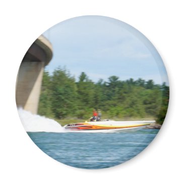 Jet Boats on a run, St Joseph Island Magnet Jet Boats on a run, St Joseph Island Magnet
