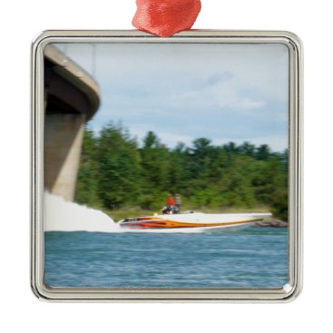 Jet Boats on a run, St Joseph Island Metal Ornament Jet Boats on a run, St Joseph Island Metal Ornament