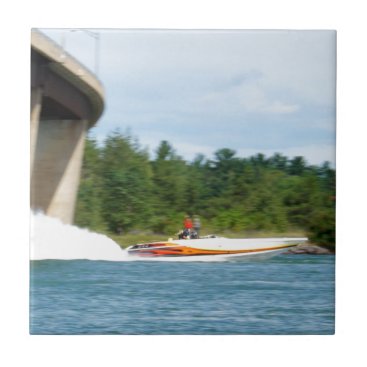 Jet Boats on a run, St Joseph Island Tile Jet Boats on a run, St Joseph Island Tile
