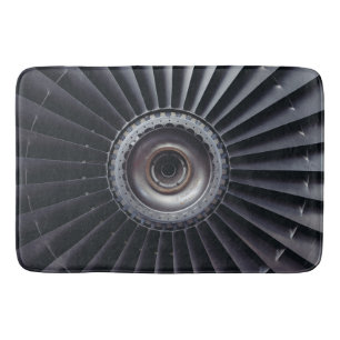 Jet engine bath mat, creepy engineering, airplane bath mat