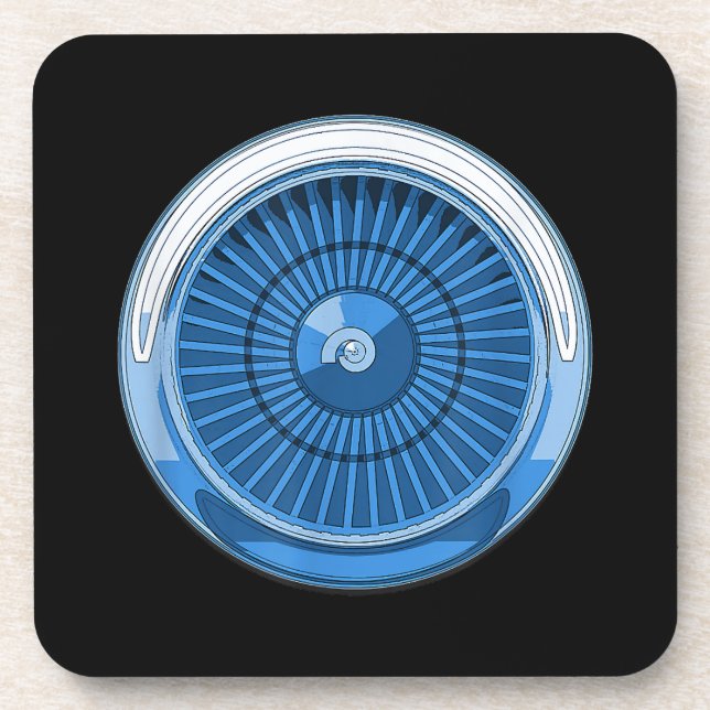 Jet Engine Beverage Coaster (Front)