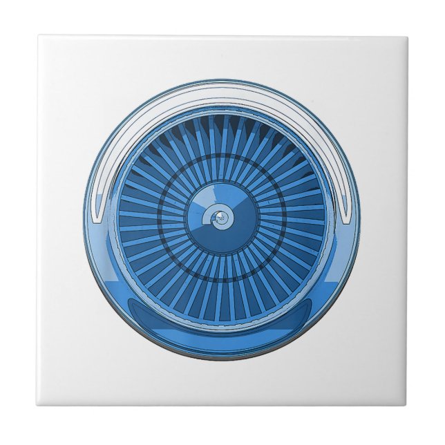 Jet Engine Ceramic Tile (Front)