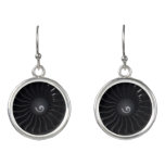 Jet Engine Drop Earrings