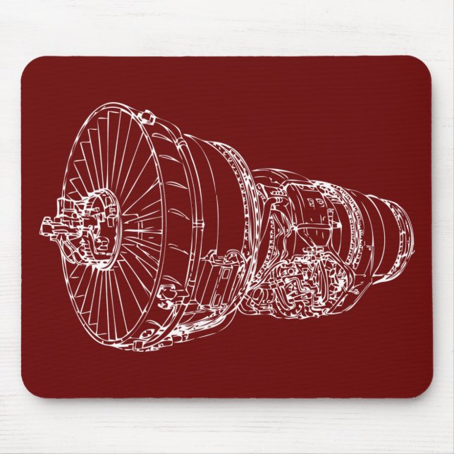 Jet engine mouse pad (Front)