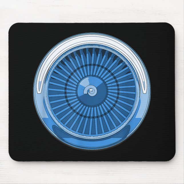 Jet Engine Mouse Pad (Front)