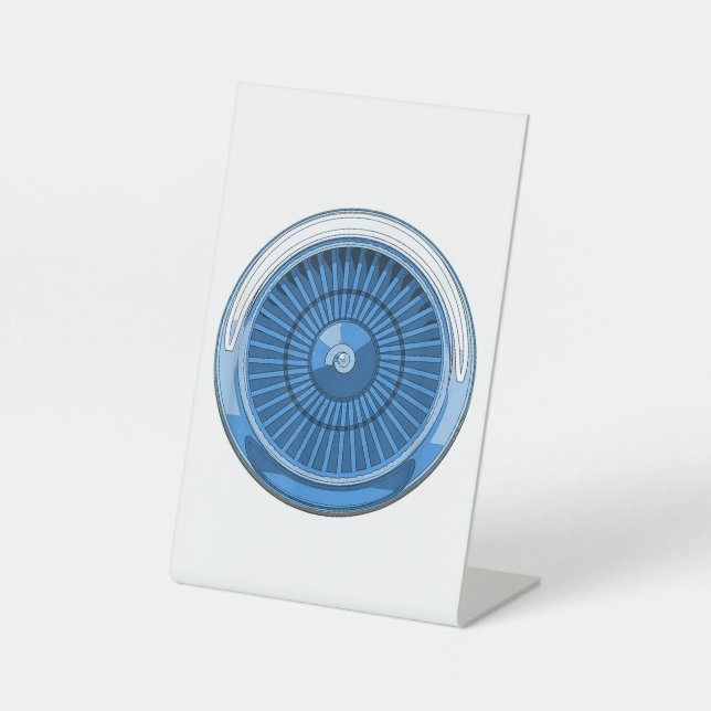 Jet Engine Pedestal Sign (Front)