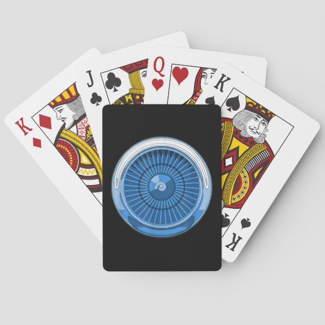 Jet Engine Poker Cards (Back)