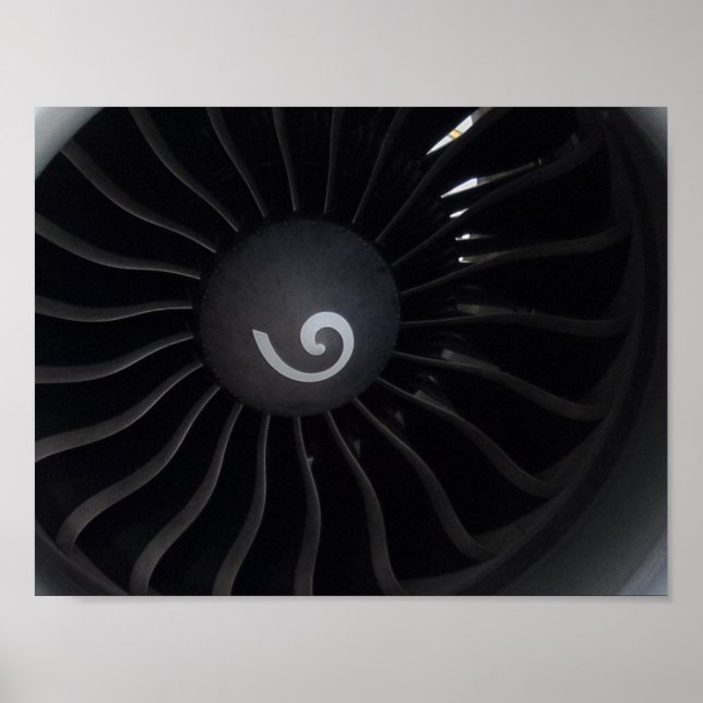 Jet engine Poster (Front)