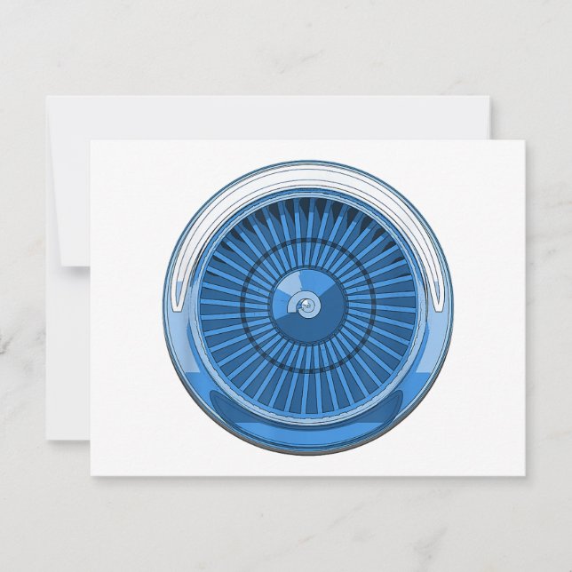 Jet Engine Save The Date (Front)