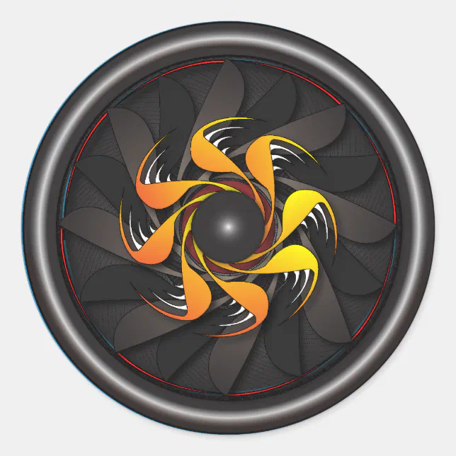 Jet Engine Stickers Jet Engine Sticker | Zazzle