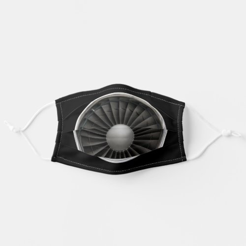 Jet Engine Turbine Fan Adult Cloth Face Mask