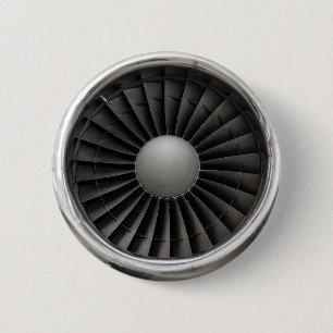 Jet Engine Turbine Fan Button