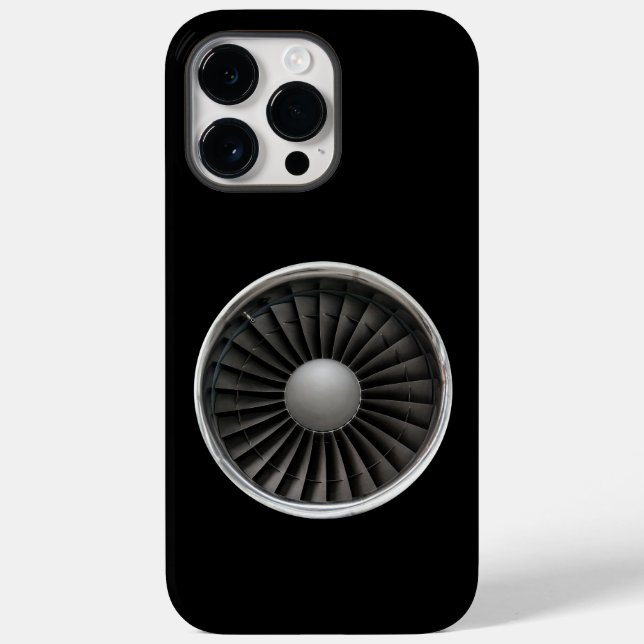 Jet Engine Turbine Fan Case-Mate iPhone Case (Back)