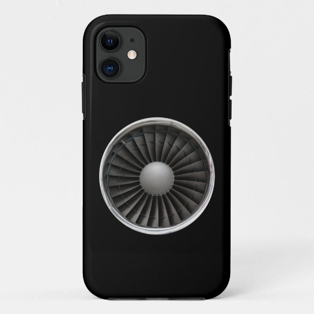 Jet Engine Turbine Fan Case-Mate iPhone Case (Back)