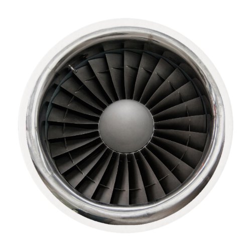 Jet Engine Turbine Fan Edible Frosting Rounds