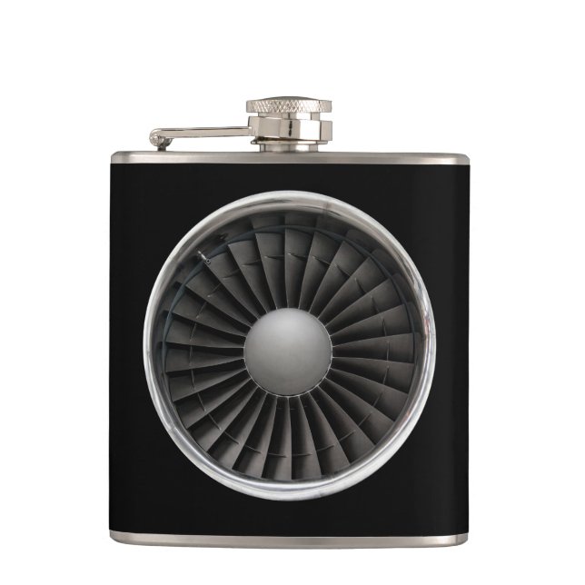 Jet Engine Turbine Fan Flask (Front)