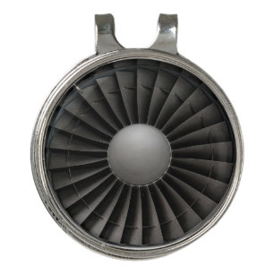 Jet Engine Turbine Fan Golf Hat Clip
