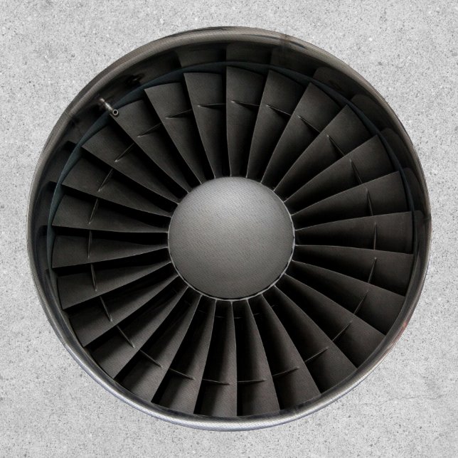 Jet Engine Turbine Fan Patch (Front)