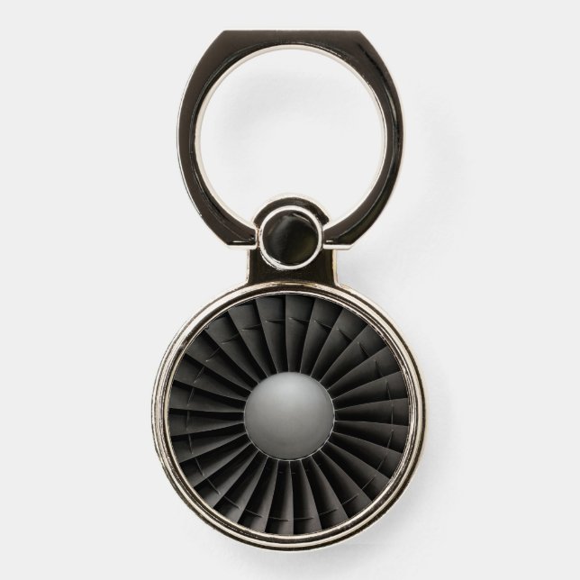 Jet Engine Turbine Fan Phone Ring Stand (Front)