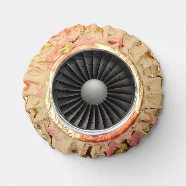 Jet Engine Turbine Fan Reese's Peanut Butter Cups (Front)