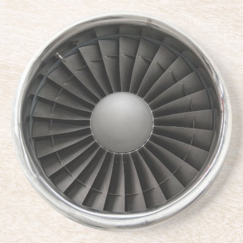 Jet Engine Turbine Fan Sandstone Coaster