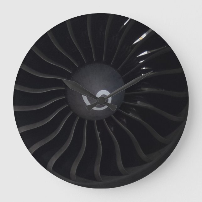 Jet Engine Wall Clock (Front)
