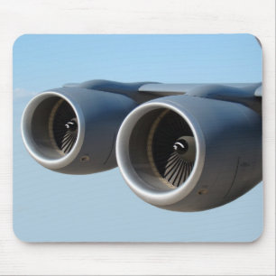 Jet Engines in Blue Sky Mousepad