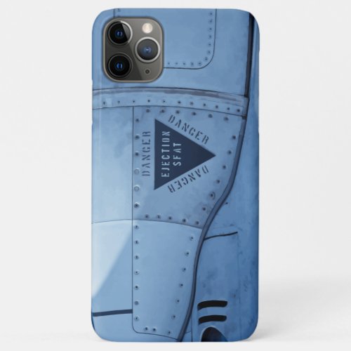 Jet fighter aircraft fuselage Ejection Seat iPhone 11 Pro Max Case