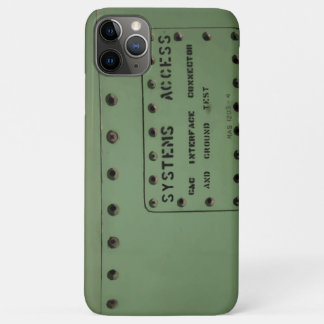 Jet fighter aircraft fuselage (Systems access) iPhone 11 Pro Max Case
