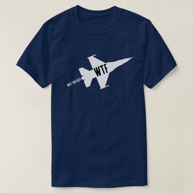 Jet Fighter airplane,Simple,Aviation,Witty,Funny T-Shirt (Design Front)