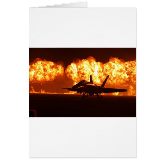 Jet Fighter Flames Cards (Front)