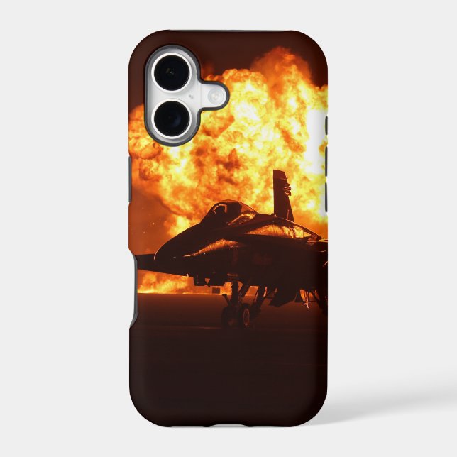 Jet Fighter Flames Iphone Case (Back)
