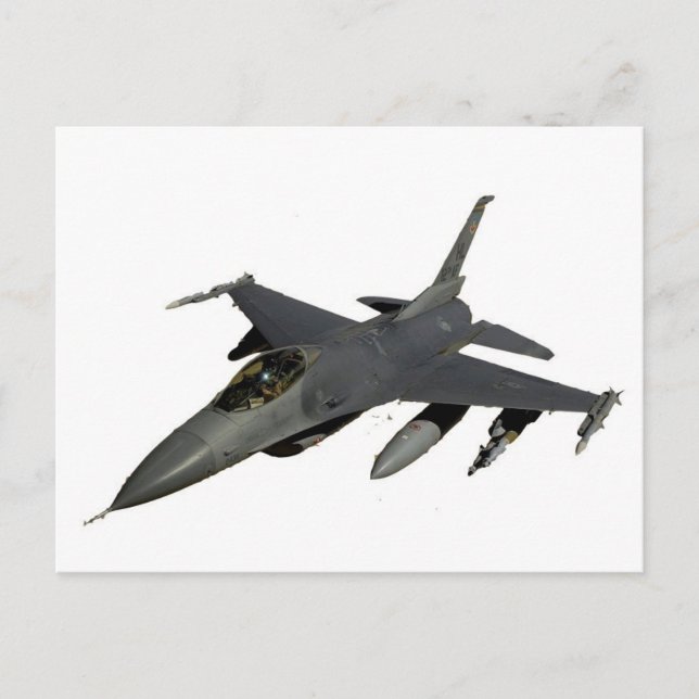 JET FIGHTER POSTCARD (Front)