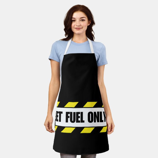 Jet Fuel Only Aviation Decal Apron (Worn)