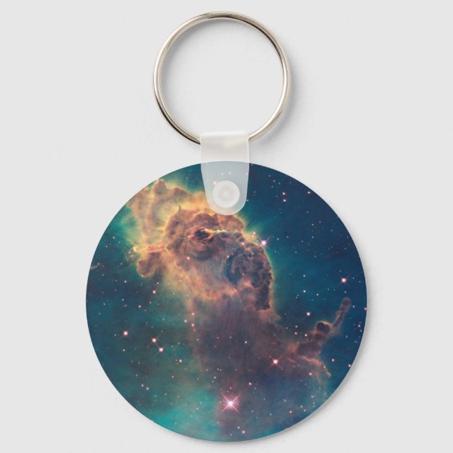 Jet in Carina Nebula Keychain (Front)