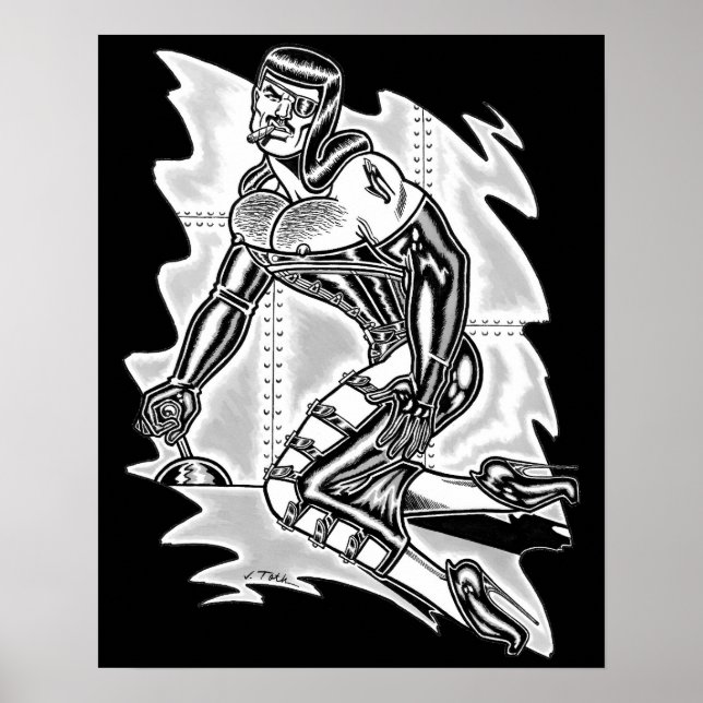 Jet Latex™/Spaceship Poster (Front)