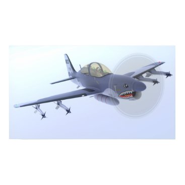 Jet military plane jet (dentures) poster Jet military plane jet (dentures) poster