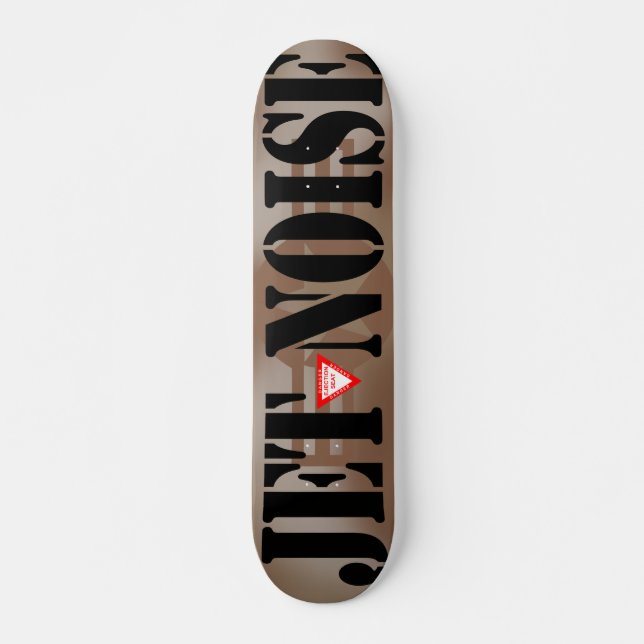 Jet Noise Desert Skateboard Deck (Front)