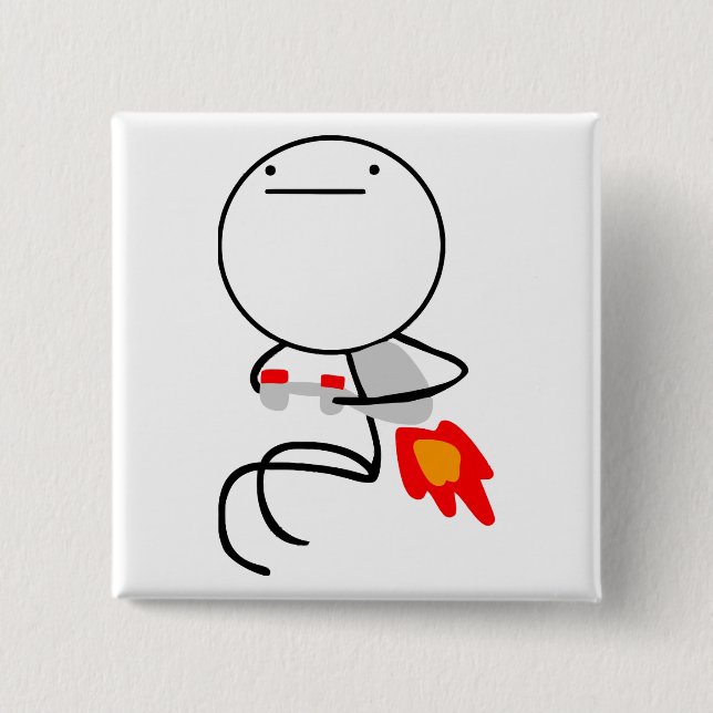 Jet Pack Guy Button (Front)
