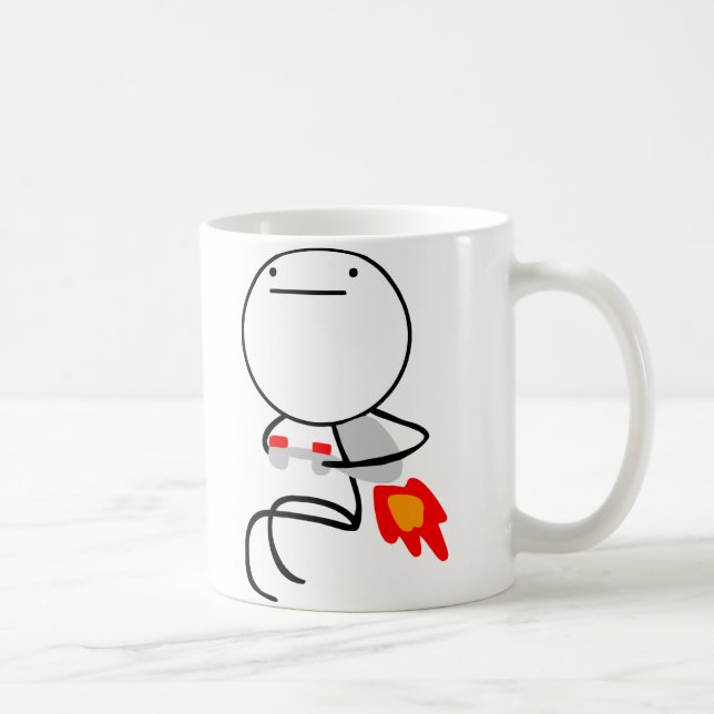 Jet Pack Guy Coffee Mug (Right)