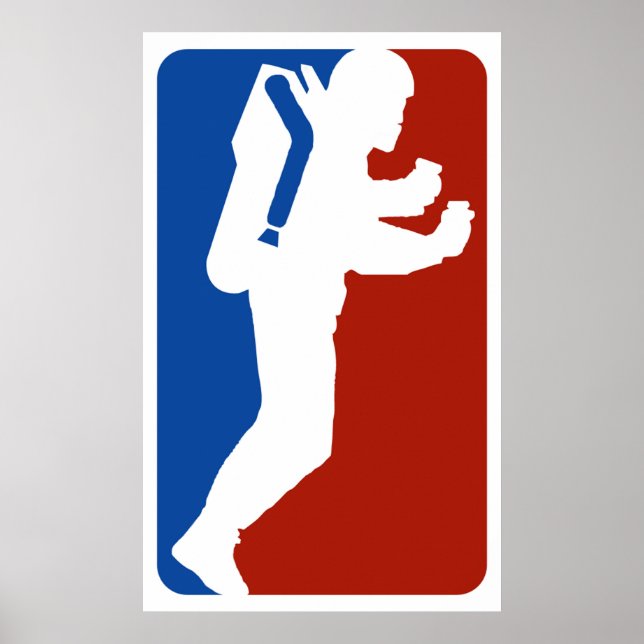 Jet Pack logo poster print (Front)